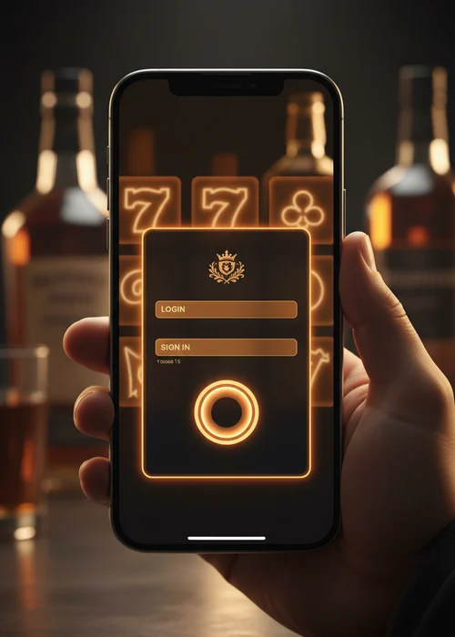 Interface de connexion sécurisée Grand Tiger Casino avec formulaire d'identifiants et bouton d'accès rapide.